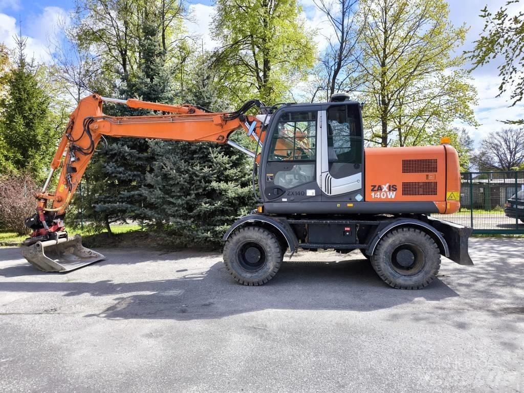 Hitachi ZX 140 W-3 Escavadoras de rodas