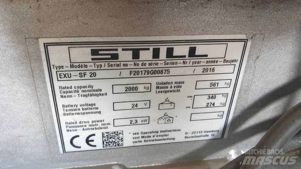Still EXU-SF 20 Porta-paletes com plataforma