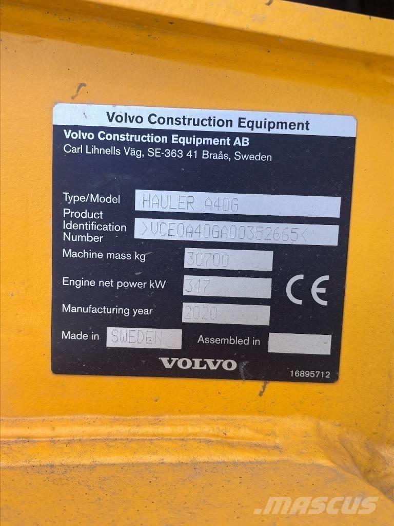 Volvo A40G Caminhões articulados