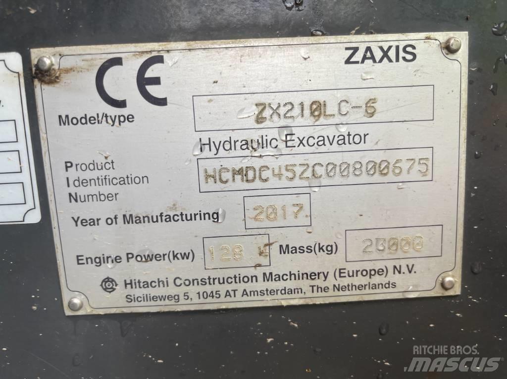 Hitachi ZX 210 LC-6 Escavadeiras de esteiras