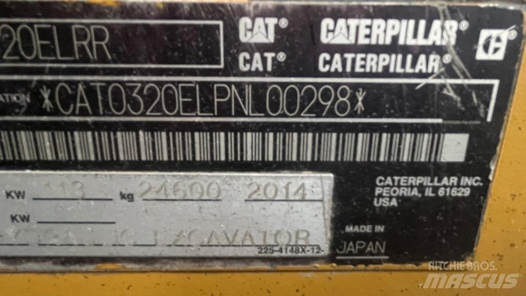 CAT 320 EL Escavadeiras de esteiras