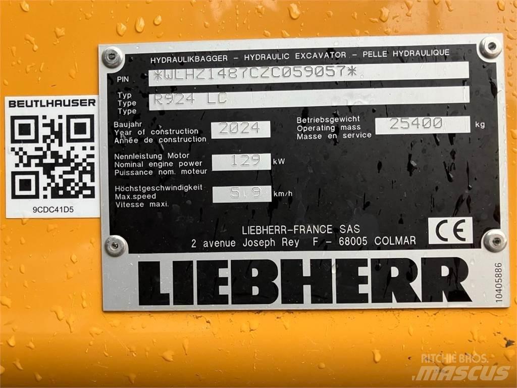 Liebherr R924 Escavadeiras de esteiras