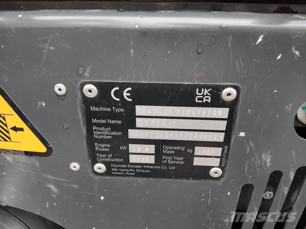 Develon DX 50 Z-7 Miniescavadeiras