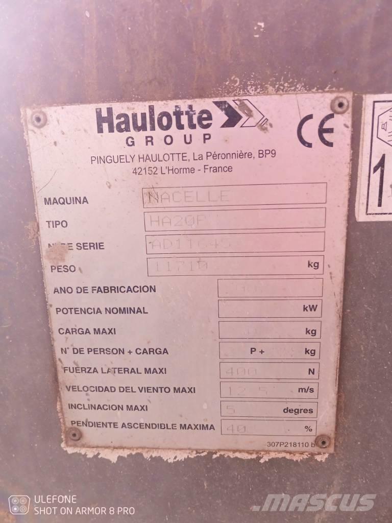 Haulotte HA 20 PX Elevadores braços articulados