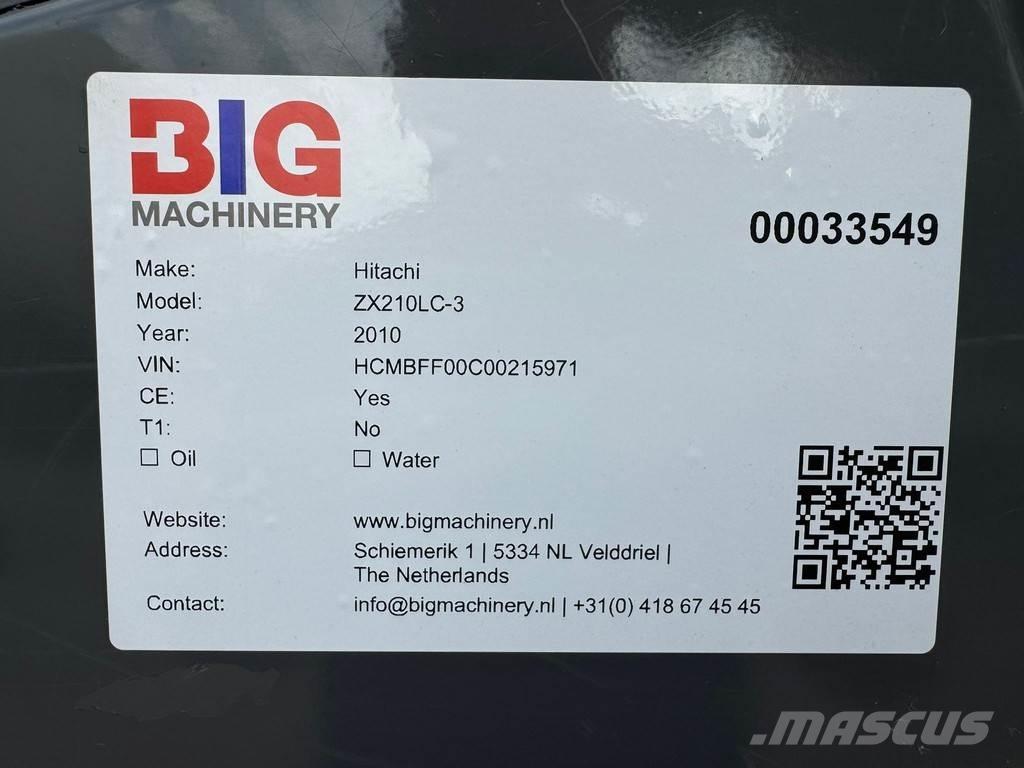 Hitachi ZX210LC-3 Escavadeiras de esteiras