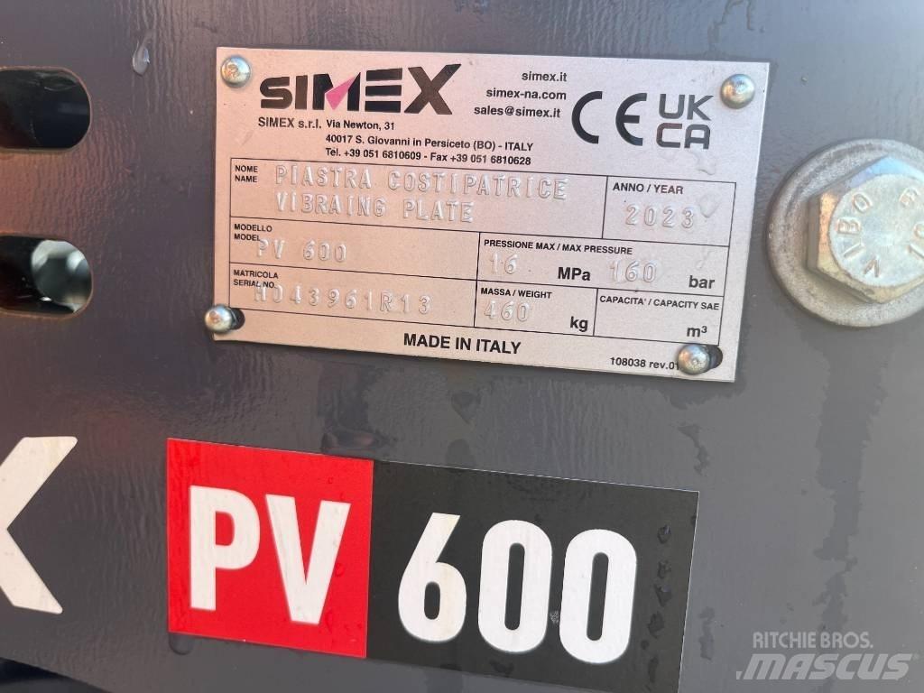 Simex PV600 Outros componentes