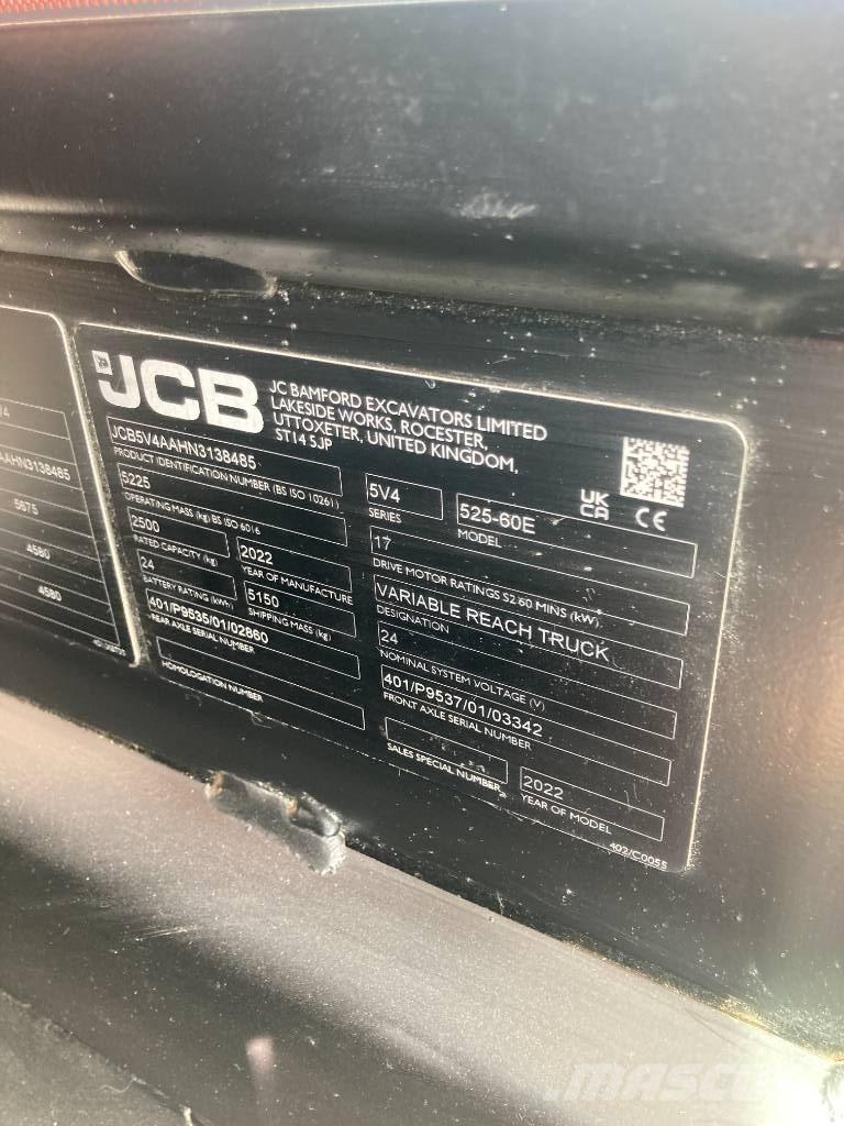 JCB 525-60 E Manipulador telescópico