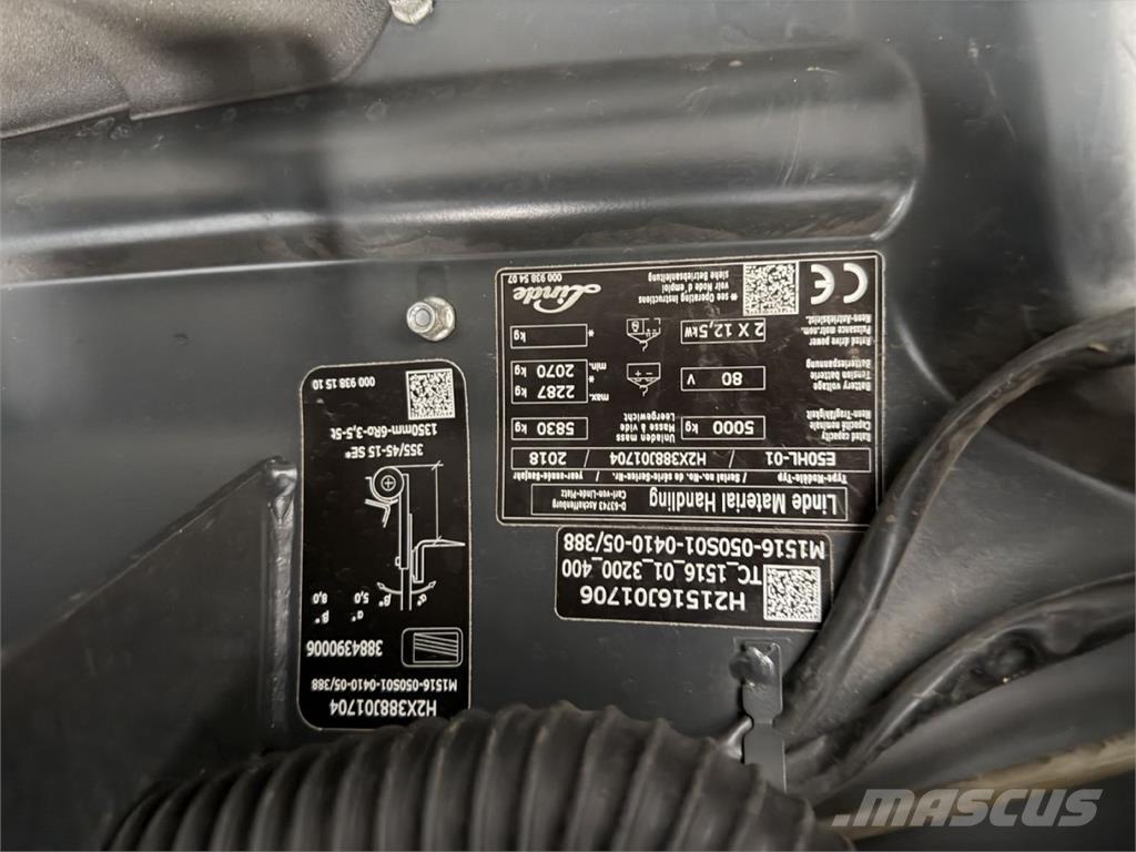 Linde E50HL-01 Empilhadores eléctricos
