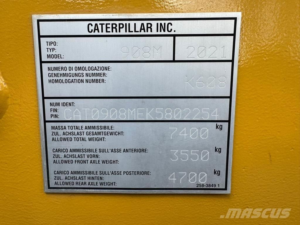 CAT 908M Carregadeiras de rodas
