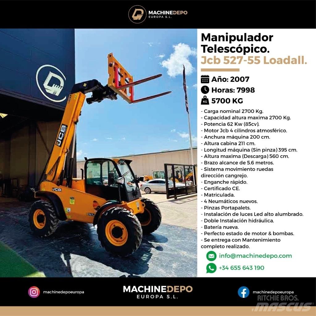 JCB 527-55 Manipulador telescópico