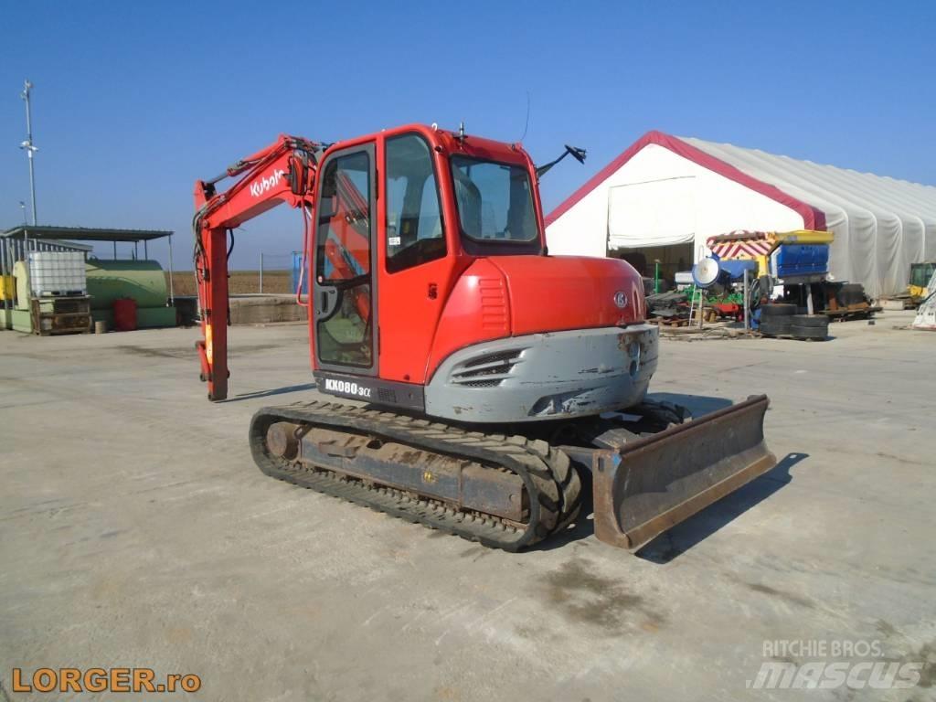 Kubota KX 080-3 Escavadeiras de esteiras