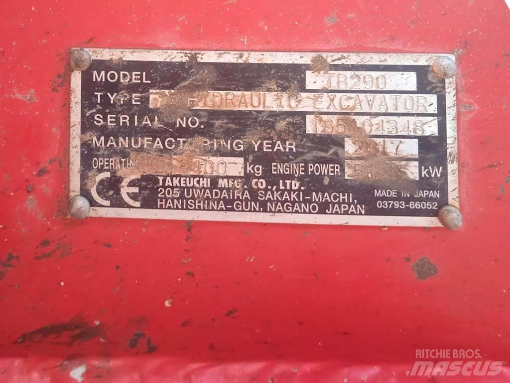 Takeuchi TB290 Miniescavadeiras