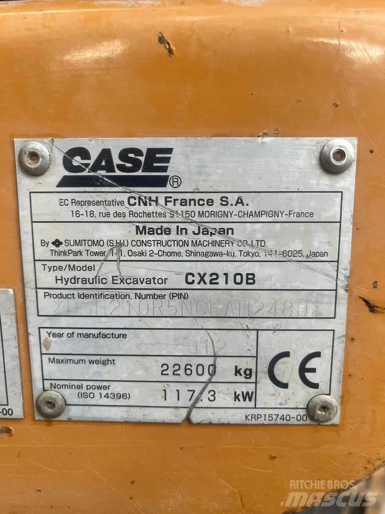 CASE CX210B Escavadeiras de esteiras