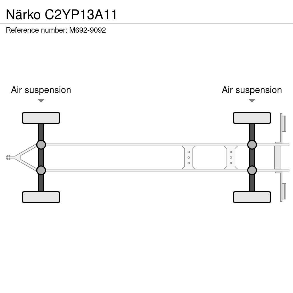 Närko C2YP13A11 Reboques de cortinas laterais