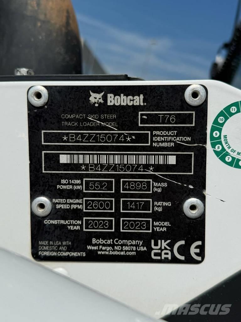 Bobcat T 76 Carregadoras de lagartas