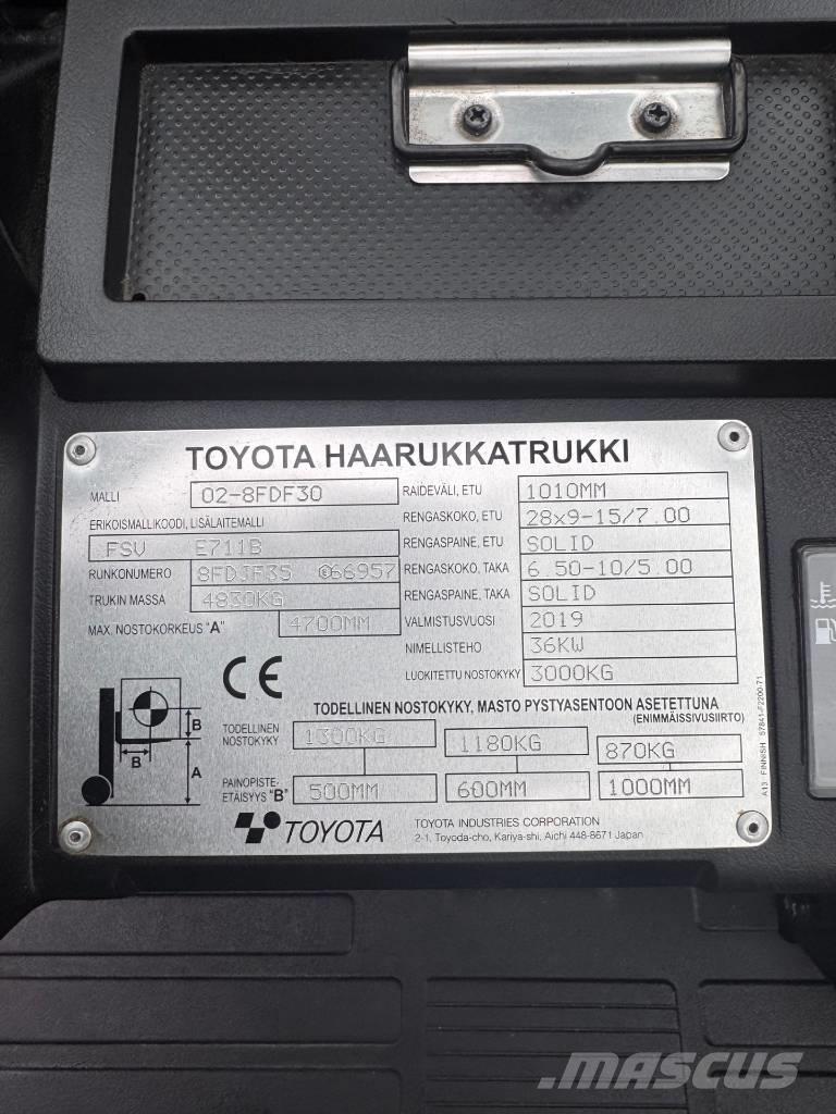 Toyota 02-8 FDF 30 Empilhadores Diesel