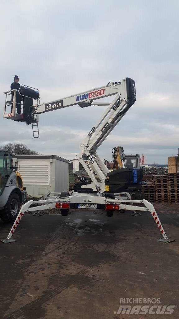 Dino 180 XT II Plataformas aéreas montadas em atrelados