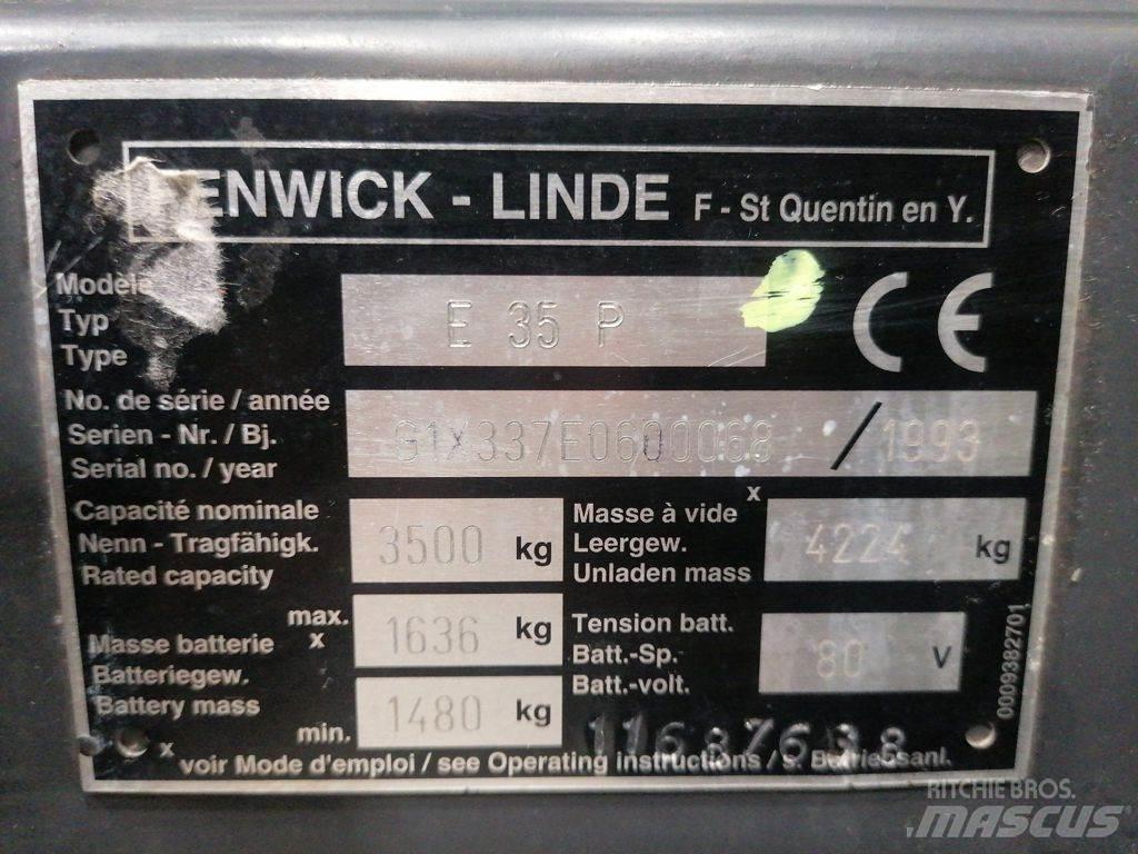 Linde E35P Empilhadores eléctricos
