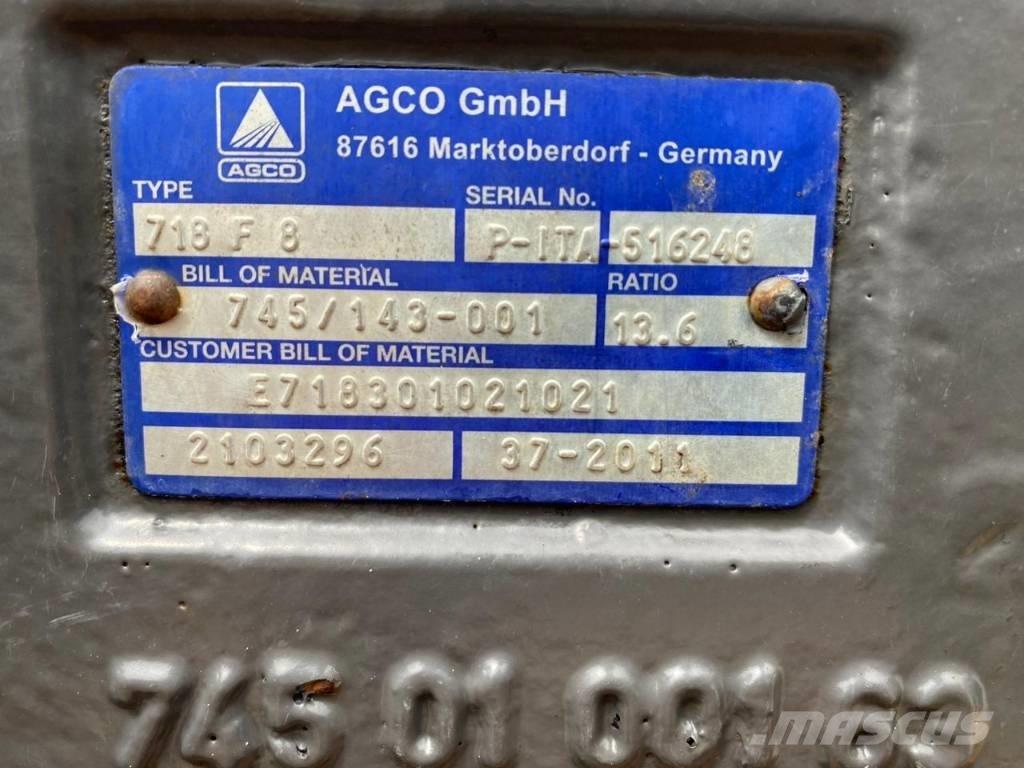Fendt 820 FRONT AXLE Transmissăo