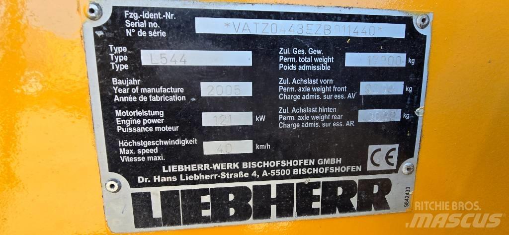 Liebherr L 544 Carregadeiras de rodas