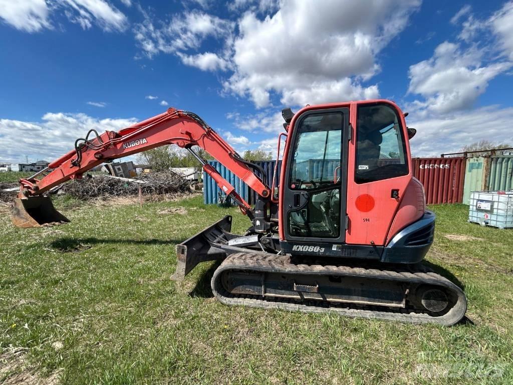 Kubota KX 080-3 Miniescavadeiras