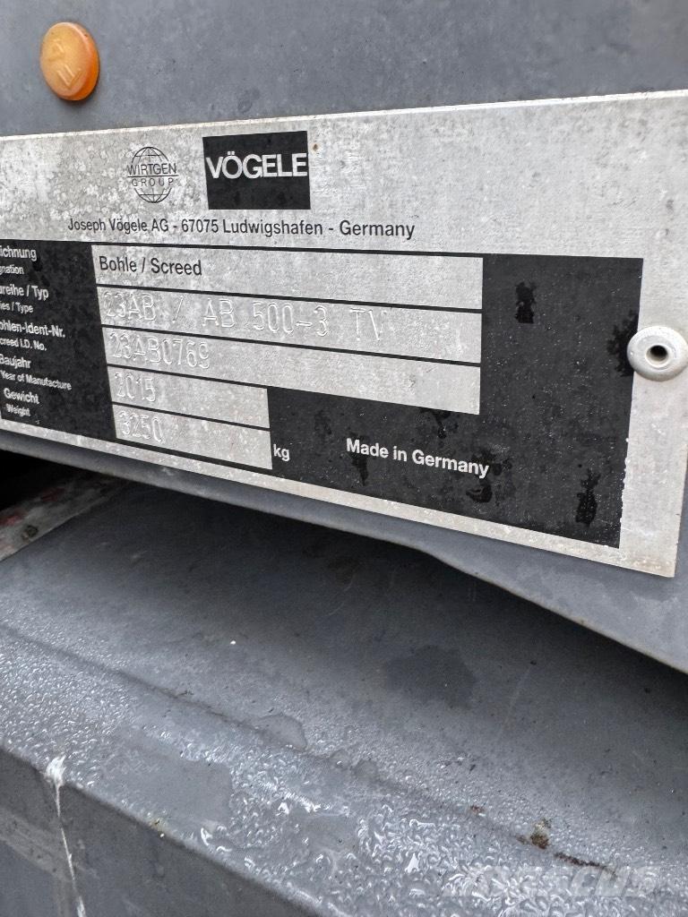 Vögele 1800-3 Espalhadoras de asfalto