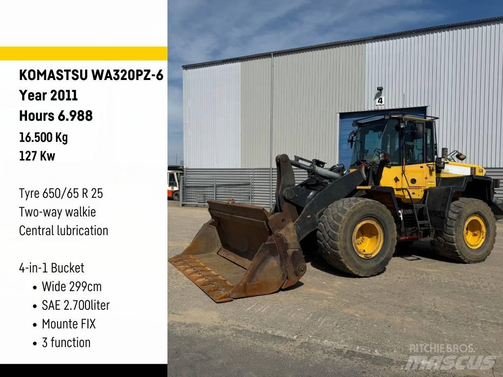 Komatsu WA320PZ-6 Carregadeiras de rodas