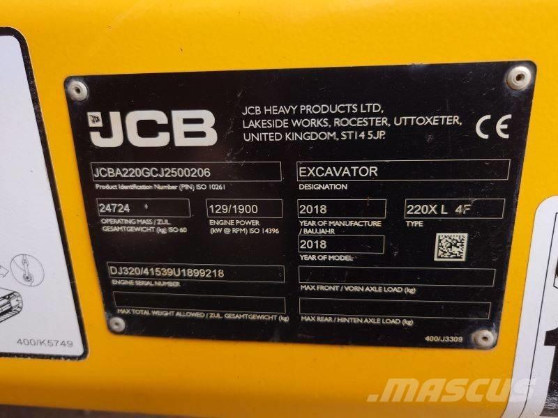 JCB 220 XL 4F Escavadeiras de esteiras
