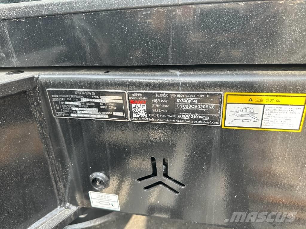 Sany SY60C Escavadeiras de esteiras