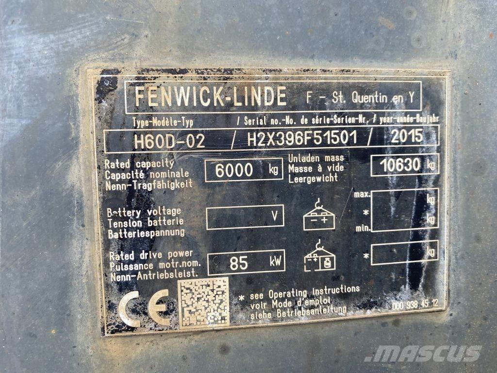 Linde H60D-02 Empilhadores Diesel