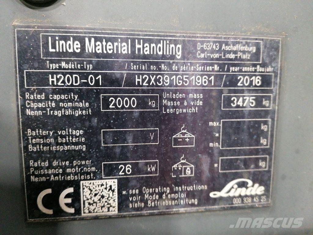 Linde H20D-01 Empilhadores Diesel