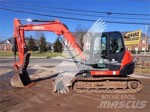 Kubota KX080-4 Escavadeiras de esteiras