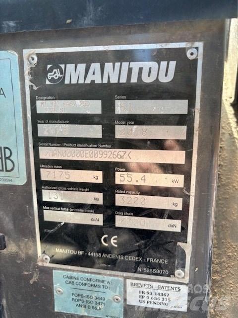 Manitou MT 932 Manipulador telescópico