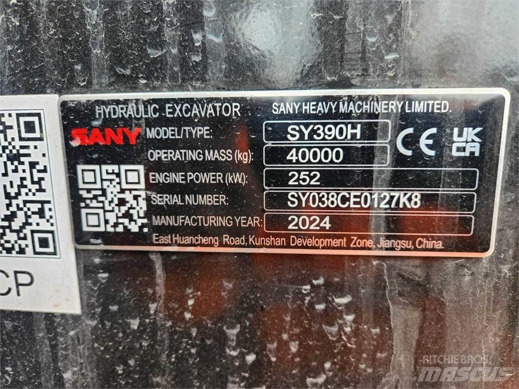 Sany SY390H Escavadeiras de esteiras