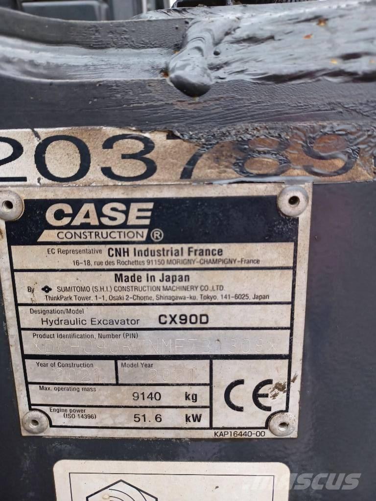 CASE CX 90 D Escavadoras Midi 7t - 12t