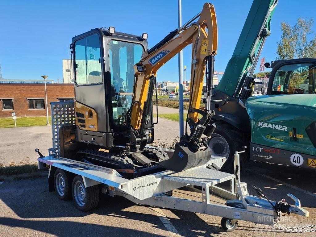 Sany 1.8 T Med Släp Miniescavadeiras