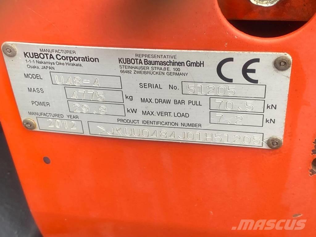 Kubota U 48-4 Miniescavadeiras