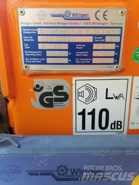 Wirtgen W 200 Moinhos de asfalto a frio