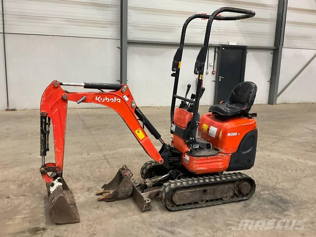 Kubota K 008-3 Miniescavadeiras