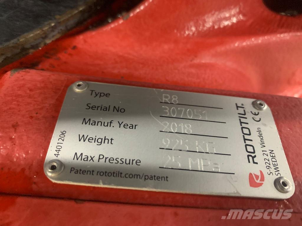 Rototilt R8 Uniőes rápidas