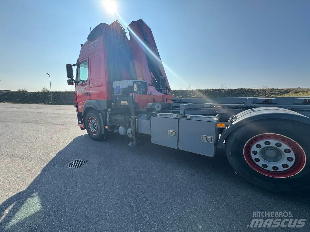 Volvo FM 420 Camiões caixa desmontável com elevador de cabo