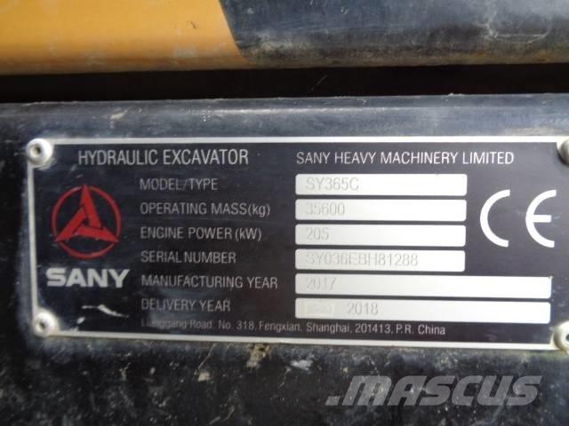 Sany SY 365 C Escavadeiras de esteiras