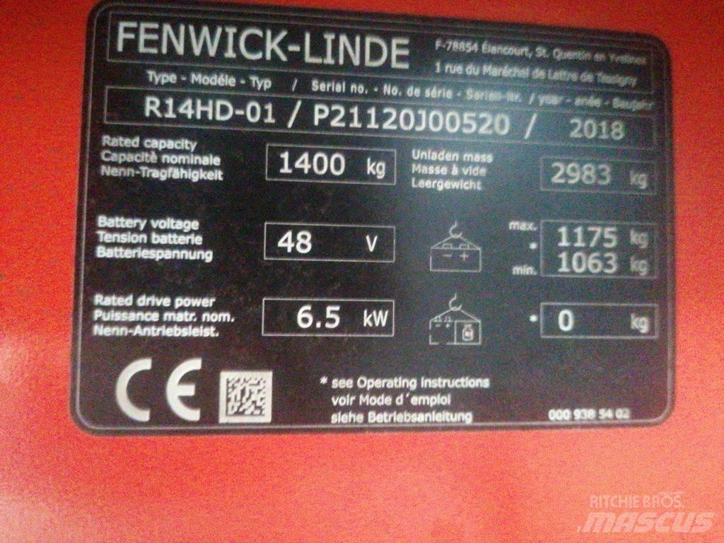 Linde R14HD Empilhadores Elevadores