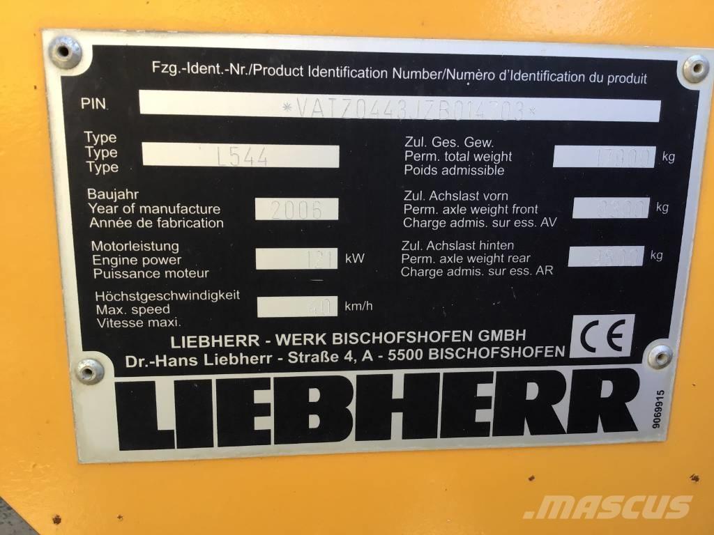 Liebherr L 544 Carregadeiras de rodas