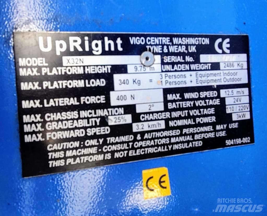 UpRight X32N Elevadores de tesoura