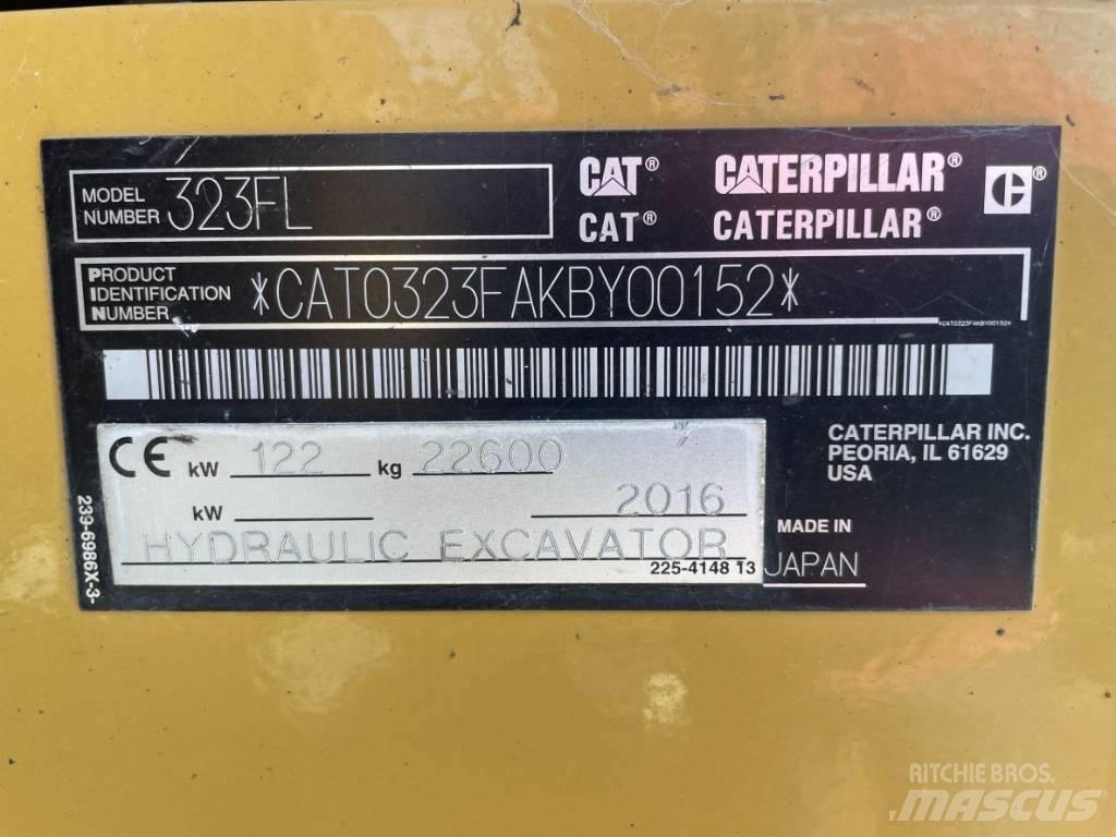 CAT 323F L Escavadeiras de esteiras