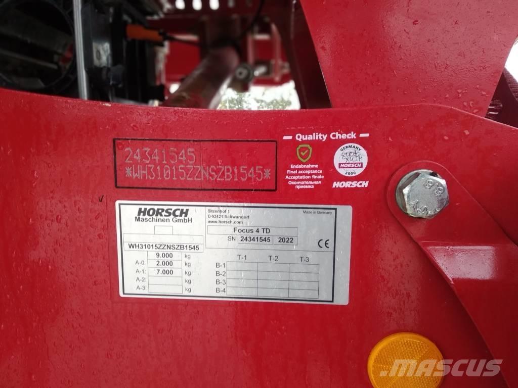 Horsch Focus 4 TD Perfuradoras