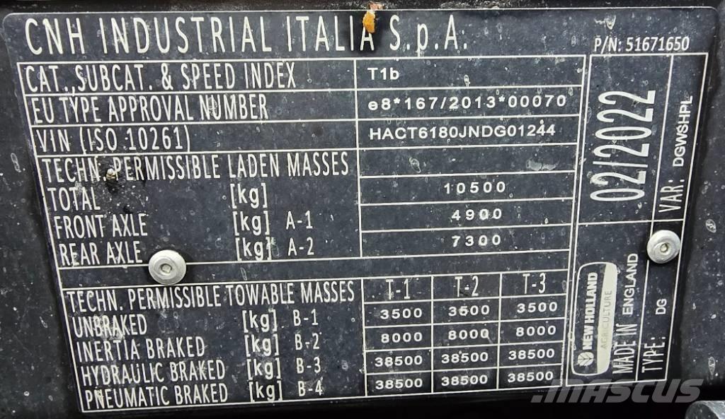 New Holland T 6.180 Tratores Agrícolas usados