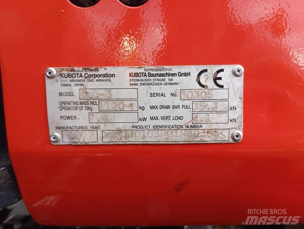 Kubota U 10 Miniescavadeiras