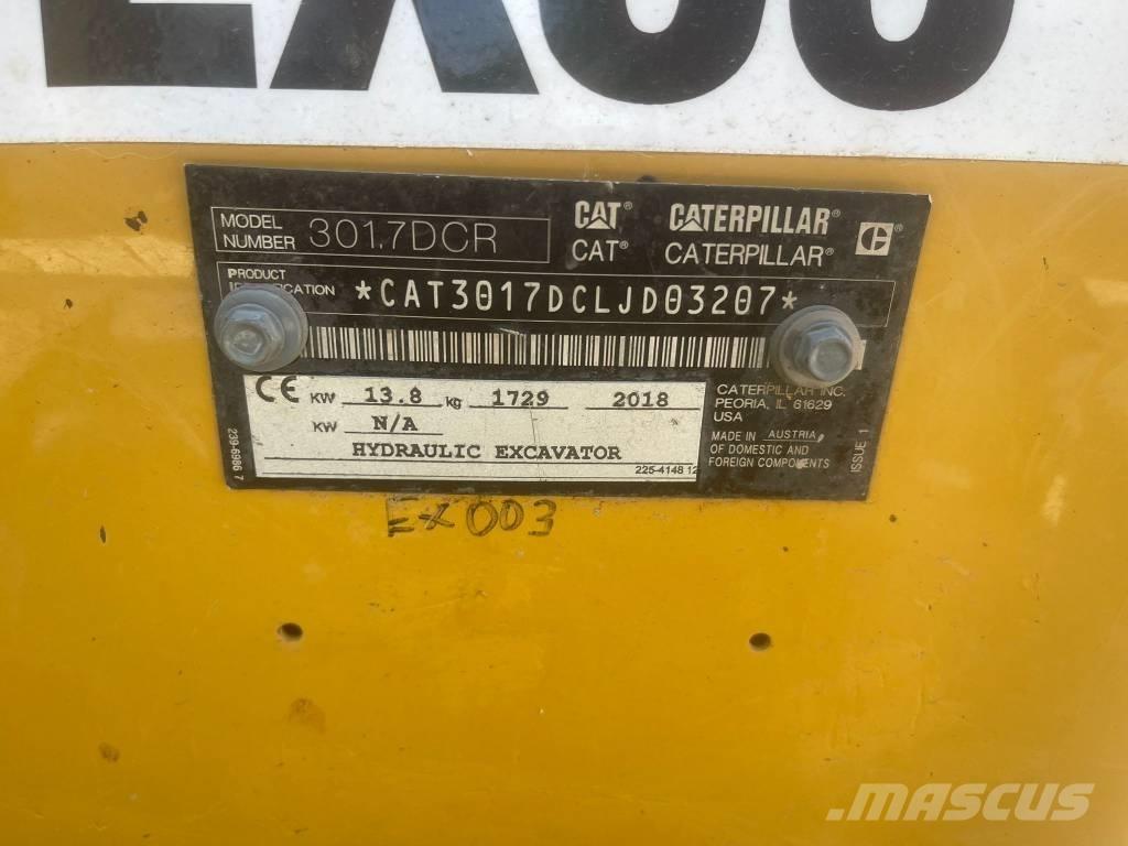 CAT 301.7 CR Miniescavadeiras